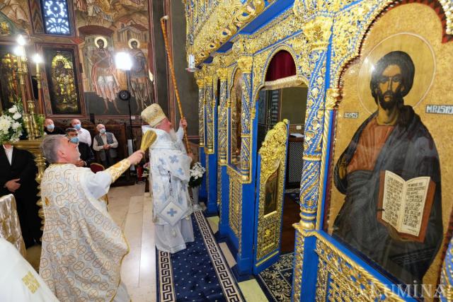 Sfinţirea picturii bisericii Parohiei „Naşterea Maicii Domnului” Ghencea