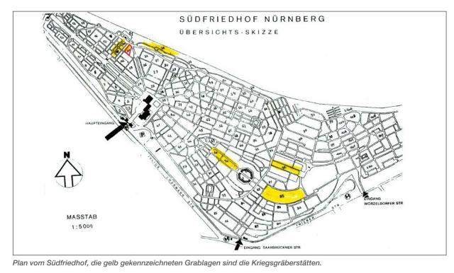 Cimitirul „Südfriedhof” din Nürnberg – morminte ale soldaților români în Germania