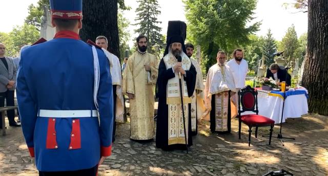 PS Părinte Nichifor a sfințit un monument închinat lui Mihail Kogălniceanu în cel mai mare cimitir ieșean