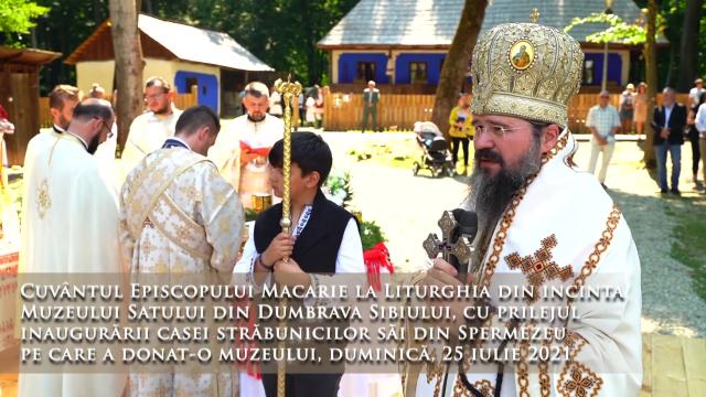 (Video) „Să fim veșnic recunoscători celor care ne-au dat un nume de român și de creștin” – PS Macarie