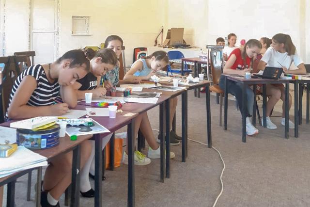 Atelier iconografie pentru copii și tineri, în Parohia Urșița – Mironeasa