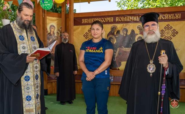 Sportiva romașcană Bianca Florentina Ghelber, premiată de IPS Ioachim