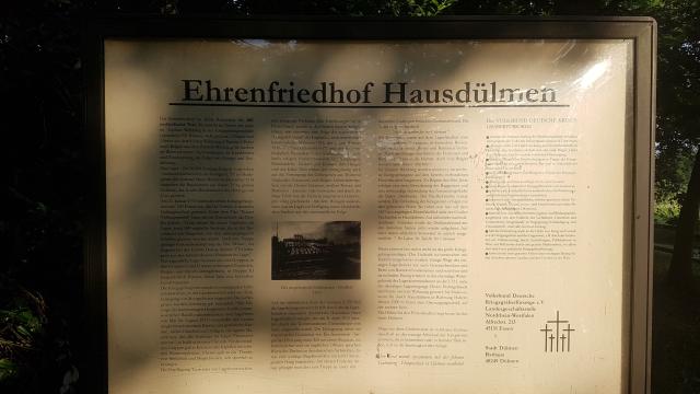 „Cimitirul de onoare” din Hausdülmen – morminte ale soldaților români în Germania (III)