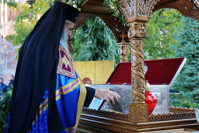Sfântul Cuvios Onufrie, cinstit de botoșăneni: IPS Teofan a fost prezent la hramul Mănăstirii Sihăstria Voronei