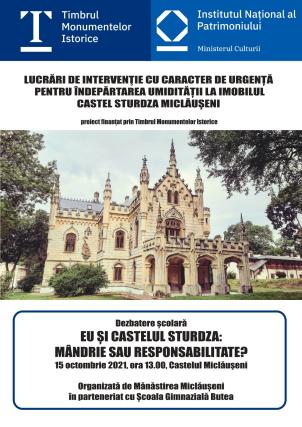 Atelier tematic în cadrul procesului de conservare: „Eu și Castelul Sturdza: Mândrie sau responsabilitate?”