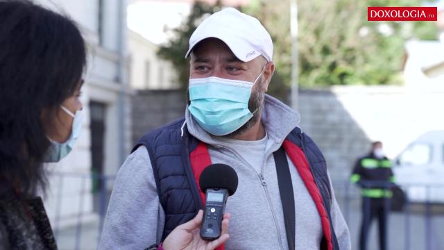 (Video) Fost bolnav de cancer: „Am venit cu încredere, am venit cu gândul că Sfânta poate să mă ajute”