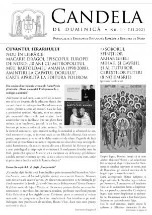 O nouă apariție editorială: ediția eparhială a publicației „Candela de duminică”