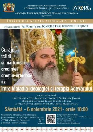 ATORG: Conferință cu PS Ignatie despre curajul trăirii și al mărturisirii credinței
