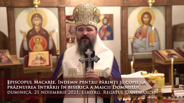 (Video) Îndemn pentru părinți și copii la prăznuirea Intrării în biserică a Maicii Domnului – PS Macarie