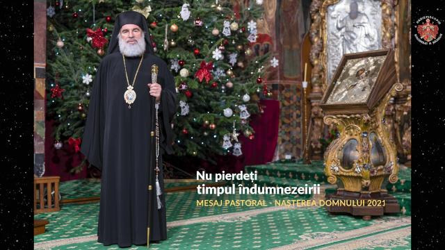 (Video) Mesajul Înaltpreasfințitului Părinte Arhiepiscop Ioachim la Sărbătoarea Nașterii Domnului – 2021