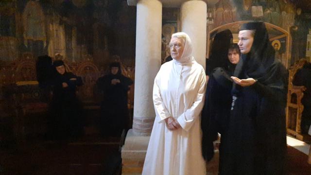 Sora Françoise Détouche, călugărită la Mănăstirea Văratic de PS Părinte Nichifor Botoșăneanul