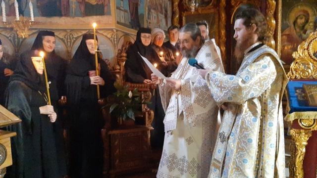 Sora Françoise Détouche, călugărită la Mănăstirea Văratic de PS Părinte Nichifor Botoșăneanul