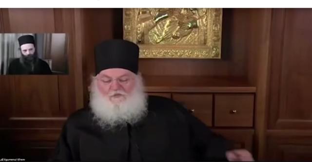 (Video) Arhim. Efrem Vatopedinul, în dialog cu profesorii de religie din România