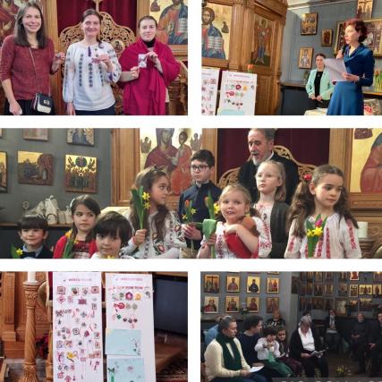Tradiţia Mărţişorului, sărbătorită în Parohia ortodoxă română „Sfântul Grigorie Teologul”  din Schiedam - Rotterdam