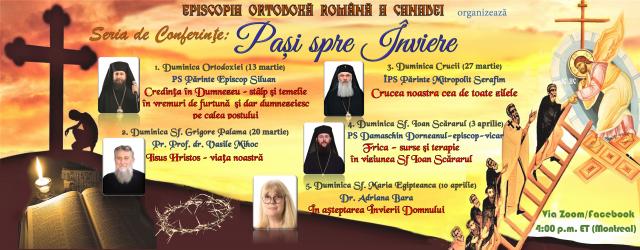 „Credința în Dumnezeu, stâlp și temelie în vremuri de furtună și dar dumnezeiesc pe calea postului” – conferință organizată de Episcopia Ortodoxă Română a Canadei