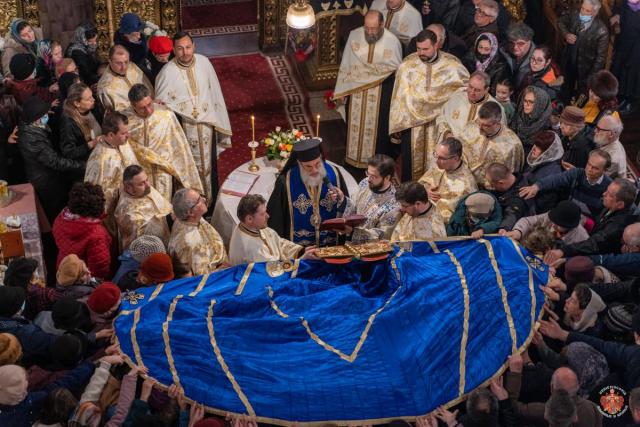 Taina Sfântului Maslu, la Biserica „Sfântul Gheorghe” din Bacău