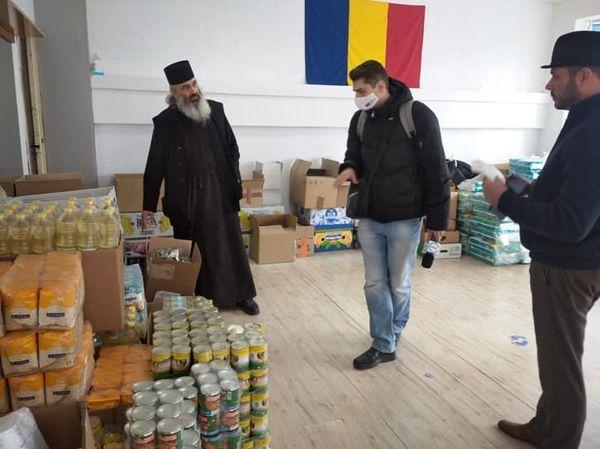Produse alimentare pentru refugiații ucraineni din partea Episcopiei de Bălți