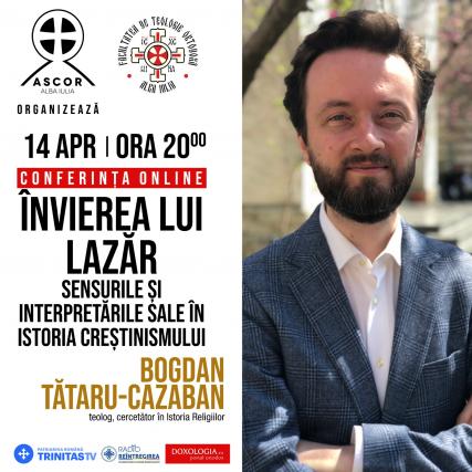 Bogdan Tătaru-Cazaban, invitatul unei noi conferințe duhovnicești organizate de ASCOR Alba Iulia