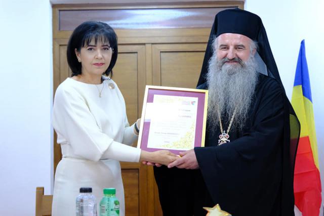 Arhim. Ciprian Grădinaru a primit titlul de cetățean de onoare al comunei natale Hlipiceni