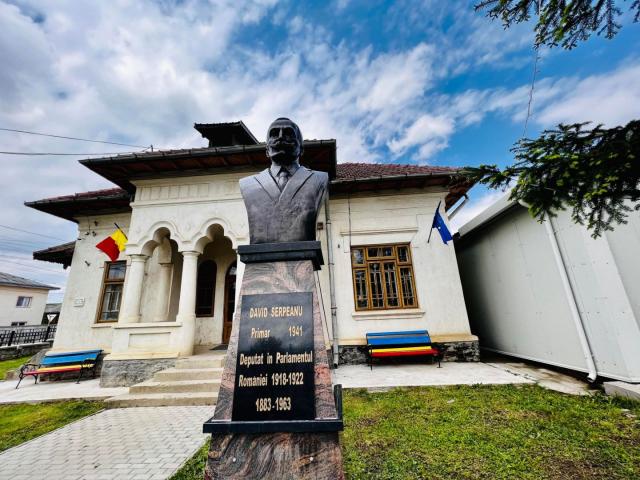 În comuna Tudora a fost inaugurat bustul lui David Șerpeanu – ajuns, în 1919, în Parlamentul României Mari