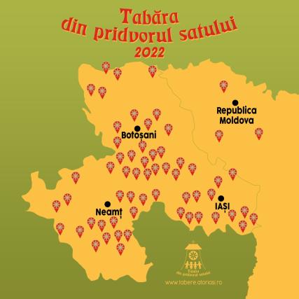 „Tabăra din pridvorul satului”, organizată și în acest an. Organizatorii își propun să ajungă la 5.000 de copii