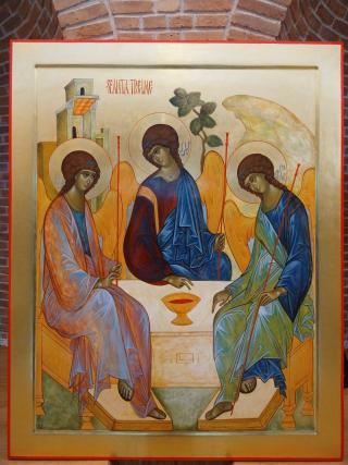 Reprezentarea Sfintei Treimi în icoana Sfântului Cuvios Andrei Rubliov