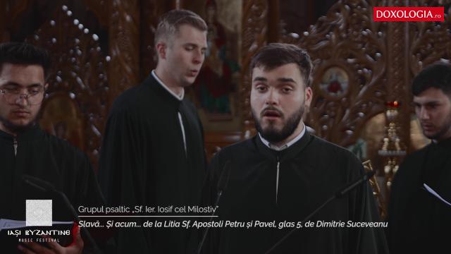 (Video) Slavă... Și acum... de la Litia Sf. Apostoli Petru și Pavel, glas 5, de Dimitrie Suceveanu