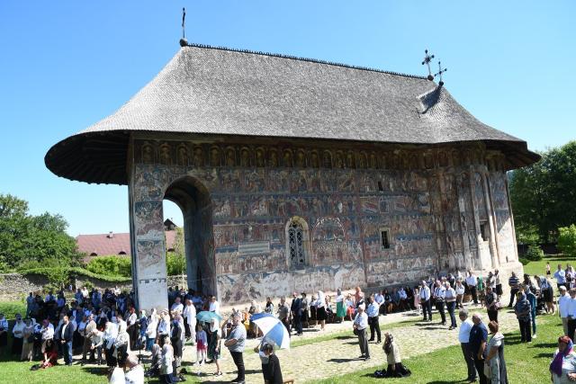 Liturghie arhierească la serbarea celui de-al doilea hram al Mănăstirii Humor