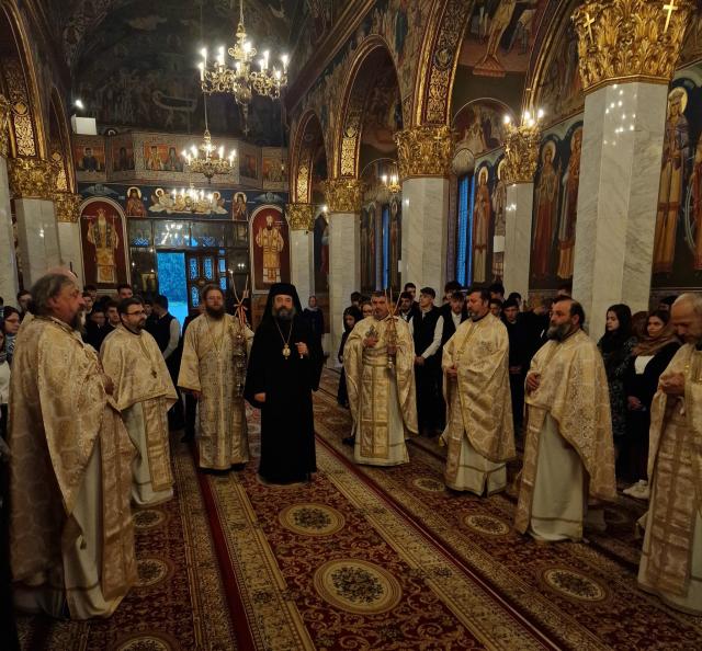 Preasfințitul Părinte Nichifor Botoșăneanul, la Seminarul Teologic „Veniamin Costachi” de la Mănăstirea Neamț