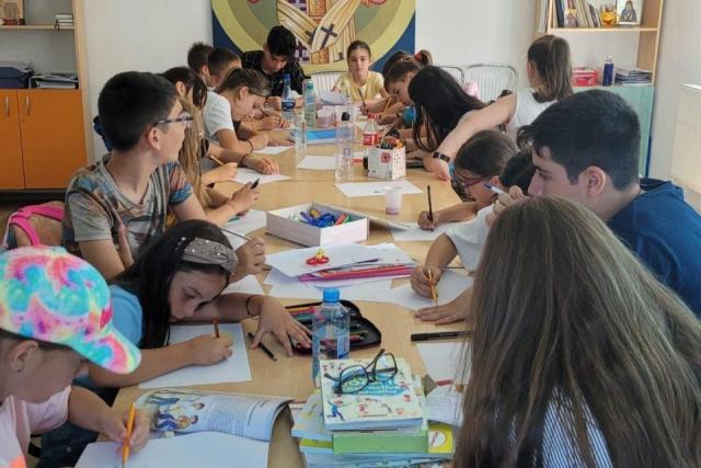 Școală de vară în Parohia Lazaret