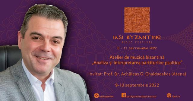 IBMF 2022: Prof. Dr. Achilleas G. Chaldaeakes va susține un atelier despre analiza și interpretarea partiturilor psaltice