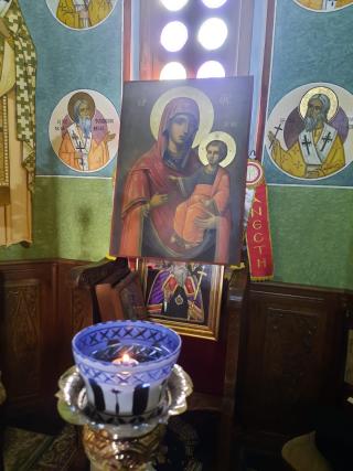 O copie a icoanei Maicii Domnului Prodromița a fost adusă la Schitul Pocrov