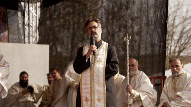 Sfințirea bisericii Parohiei Vânători din județul Iași