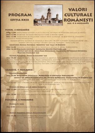 Valori Culturale Românești la ediția a XXIII - a