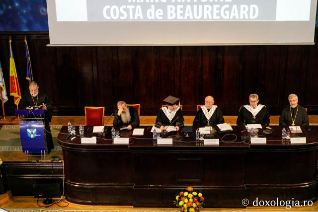 Iași: Părintele Marc-Antoine Costa de Beauregard a primit titlul de Doctor Honoris Causa din partea Universității „Alexandru Ioan Cuza”