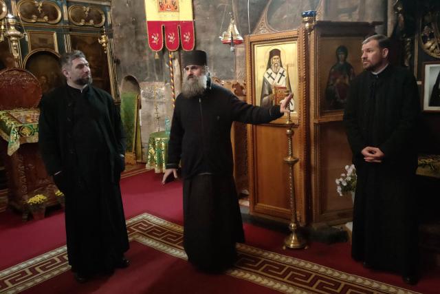 Un grup de profesori de religie din județul Iași în pelerinaj la mănăstirea Dobrovăț