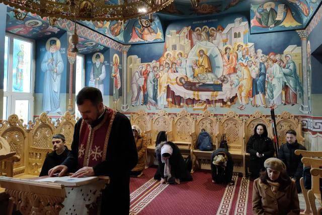 Un grup de profesori de religie din județul Iași în pelerinaj la mănăstirea Dobrovăț