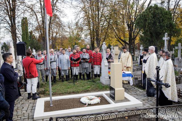 Mormântul arhitectului Mitropoliei Moldovei și Bucovinei, George M. Cantacuzino, a fost sfințit astăzi la Eternitatea