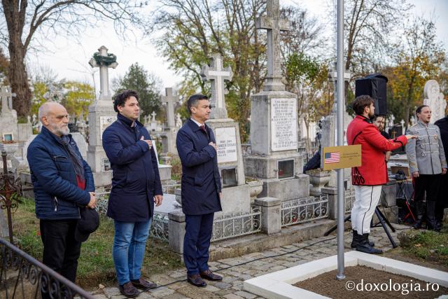 Mormântul arhitectului Mitropoliei Moldovei și Bucovinei, George M. Cantacuzino, a fost sfințit astăzi la Eternitatea