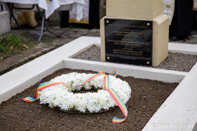 Mormântul arhitectului Mitropoliei Moldovei și Bucovinei, George M. Cantacuzino, a fost sfințit astăzi la Eternitatea