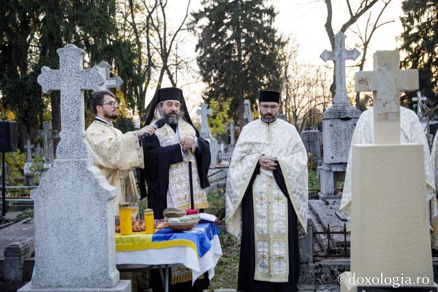 Mormântul arhitectului Mitropoliei Moldovei și Bucovinei, George M. Cantacuzino, a fost sfințit astăzi la Eternitatea