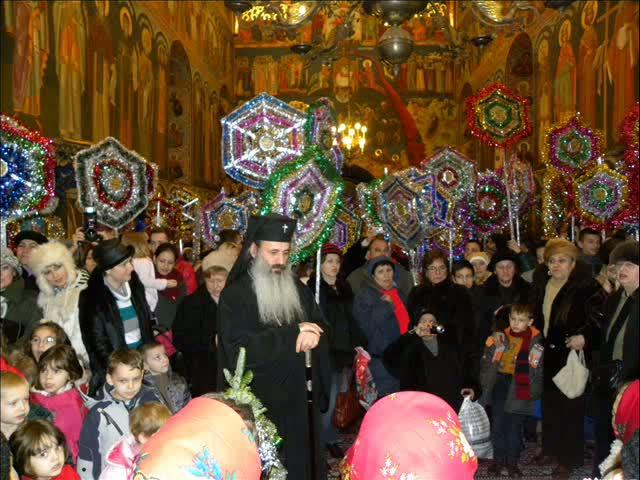 Colindători la Înaltpreasfințitul Teofan