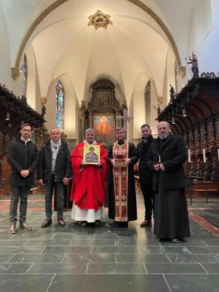 Parohia Ortodoxă Română din Halle-Salle a primit un fragment din moaștele Sfântului Maurițiu