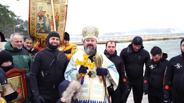 (Foto) Praznicul Botezului Domnului în Parohia „Sfânta Treime și Sfântul Ioan Botezătorul" din Stockholm