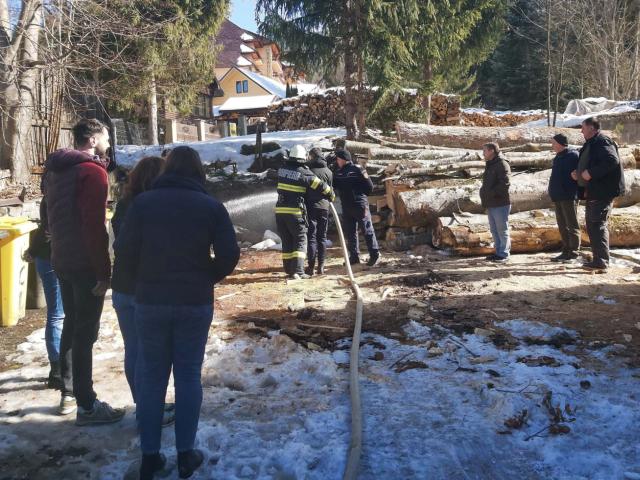 Instructaj PSI pentru angajații „Casa Pelerinul” din Durău