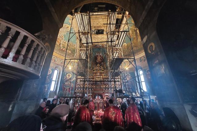 Sfântul Maslu de obște la parohia Rădeni - Neamț