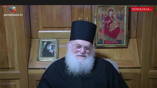 (Video) LIVE: Arhim. Efrem Vatopedinul, un nou dialog cu credincioșii greci
