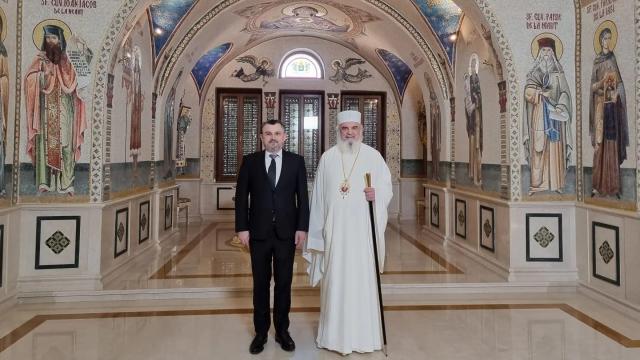 Părintele Patriarh Daniel a primit vizita Secretarului de stat pentru românii de pretutindeni