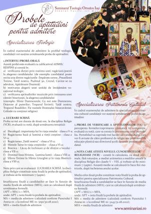Seminarul Teologic Ortodox „Sfântul Vasile cel Mare” din Iași își deschide porțile pentru noii elevi | Calendarul admiterii