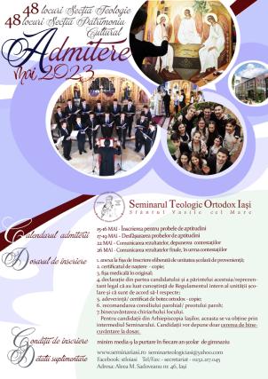 Seminarul Teologic Ortodox „Sfântul Vasile cel Mare” din Iași își deschide porțile pentru noii elevi | Calendarul admiterii